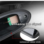 16cm Universal Carbon Fiber Look Car Roof Top Mount Shark Fin Aerial Antenna Toppers Auto Radio AM FM Antenna Signal Amplifier