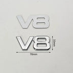 3D Metal Car Sticker HYBRID SYNERGY DRIVE V8 LIMITED AWD 4WD Logo Badge Fender Trunk Emblem For Toyota RAV4 Camry RS Accessories