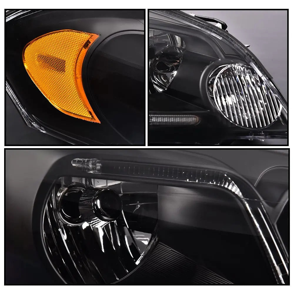 Led Drl Headlights Assembly Compatible with Chevy Monte Carlo 2006-2007/Chevy Impala 2006-2013/Chevy Impala Limited 2014-2016