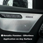 Chevrolet 3D Aluminum Car Audio Stickers Fit For Silverado Impala Malibu Equinox Cruze Camaro Tahoe/Suburban Blazer Spark Aveo