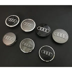 Audi 4pcs 60mm 61mm 68mm 69mm 123mm Car Styling Wheel Center Cap Hub Covers Badge for Audi A3 A4 A5 A6 A7 A8 S4 S6 Sticker