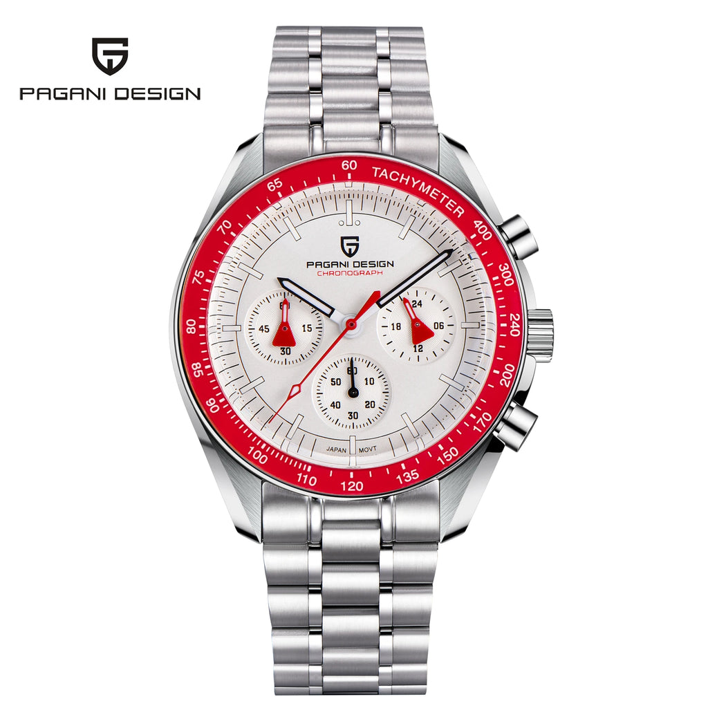 2025 New PAGANI DESIGN AK Project Mars Men's Watches Luxury Quartz Watch Men AR Sapphire Speed Sport Chronograph Automatic Date