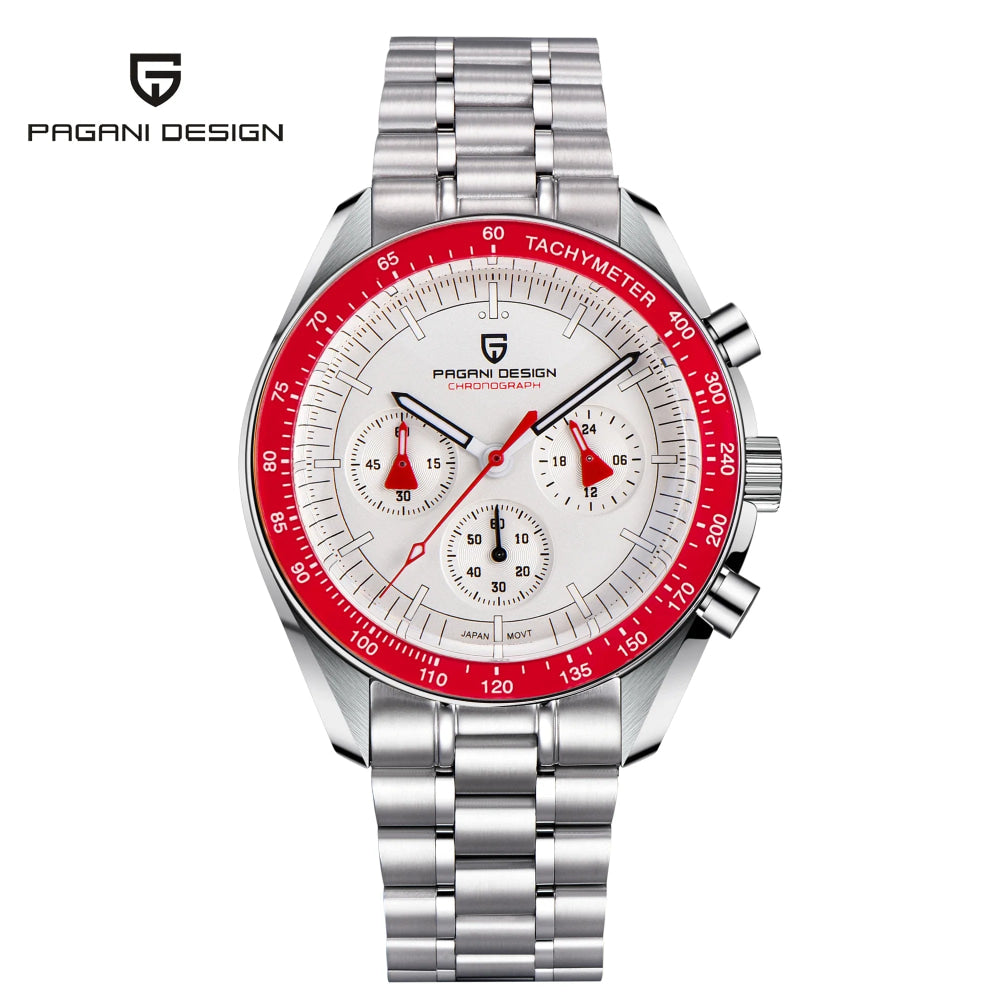 2026 New PAGANI DESIGN AK Project Mars Men's Watches Luxury Quartz Watch Men AR Sapphire Speed Sport Chronograph Automatic Date