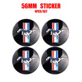 Ford Mustang ST Foose Accessorie 56MM Emblem Car Wheel Center Cap Sticker Decoration for Edge Fusion Shelby Explorer F150 Focus