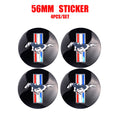Ford Mustang ST Foose Accessorie 56MM Emblem Car Wheel Center Cap Sticker Decoration for Edge Fusion Shelby Explorer F150 Focus