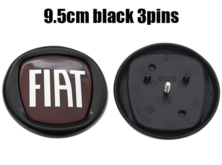 1pcs 6cm 9.5cm 12cm 3D ABS Car Front Logo Steer Wheel Rear Bumper Tail Door Trunk Emblem Sticker Styling Accessories