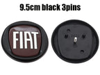 1pcs 6cm 9.5cm 12cm 3D ABS Car Front Logo Steer Wheel Rear Bumper Tail Door Trunk Emblem Sticker Styling Accessories
