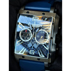 2026 New Pagani Design PD1725 Men Square Quartz Watch Chronograph 42MM Sapphire Glass Waterproof Racing Sports Silicone reloj