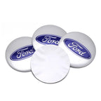 4PCS 56/60mm Car Wheel Hub Caps Badge Covers Auto Accessories For Ford Focus Fiesta Mustang Mondeo Smax Ranger Kuga ST Shelby
