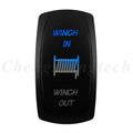 12V 20A Blue Led Car Boat Laser Rocker Switch ON OFF, (ON) OFF, ON OFF ON, (ON) OFF ON, (ON) OFF (ON) Waterproof