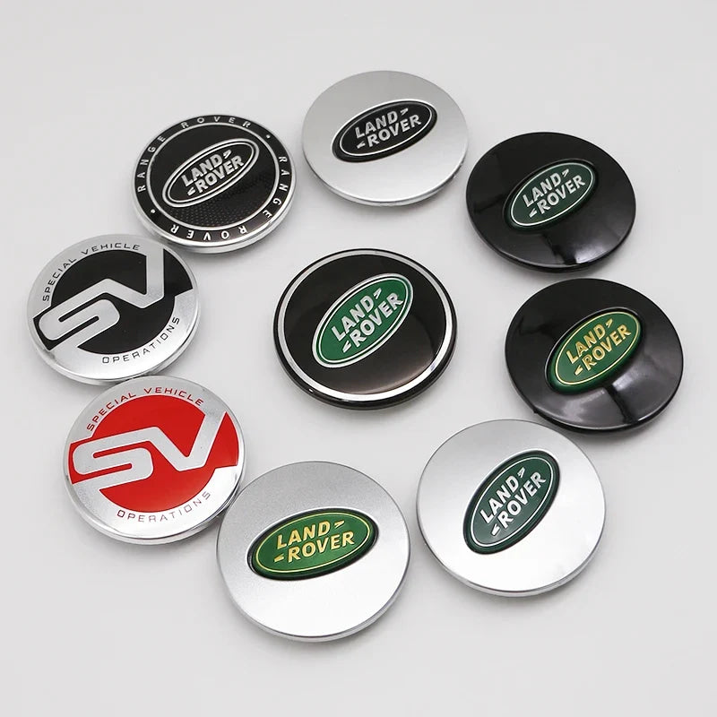 4Pcs 62mm Premium ABS Car Wheel Center Hub Caps Emblem Badge For Range Rover L322 L405 Evoque Discovery Velar SVR Accessories
