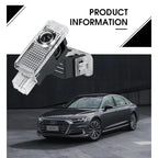 2PCS LED Car Door Welcome Logo Light Projector Lamp For Audi Sline S3 S4 S5 S6 S7 RS Quattro Q7 Q5 Q3 A4 B8 8P A3 A6 C7 A5 A6