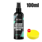 Limpiador de bahía de motor de coche, potente producto de limpieza descontaminante para compartimento de motor, producto de pulido y limpieza de coche
