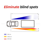 Adjustable Trailer Towing Mirror Trailer Wing Mirror Extension Towing Blind Spot Mirror Car Truck Blind Spot Side-View Mirror