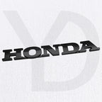 ABS Car 3D Emblem Letter Stickers Rear Tail Trunk Badge for Honda Logo CRV HRV Fit Jazz City Odyssey Jade Vezel NSX Accord Civic