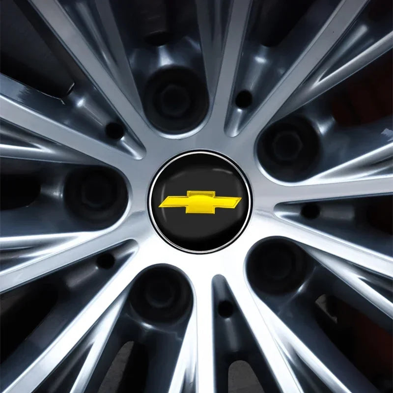 4pcs 60mm Car Wheel Center Hub Center Cap Rim Hub Dustproof Cover For Chevrolet Captiva Colorado Cruze Spark Malibu Car Trax