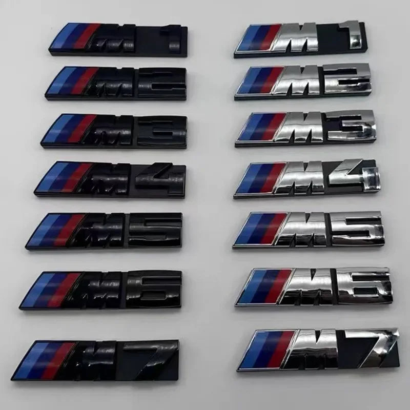 3D Car Front Grille M Badge Emblem Decoration Accessories For BMW M3 M4 M5 G42 G30 G20 E90 E93 E60 F10 F07 F34 F20 G05