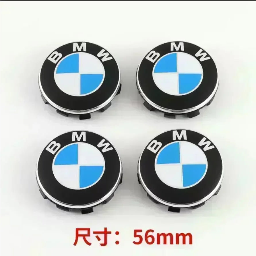 4Pc 56mm 68mm BMW Emblem For b-BMW Wheel Hub Caps For BMW 3 Series 5 Series E60 E90 F10 F30 E46 E39 X5 E53 E70 E38 Z4