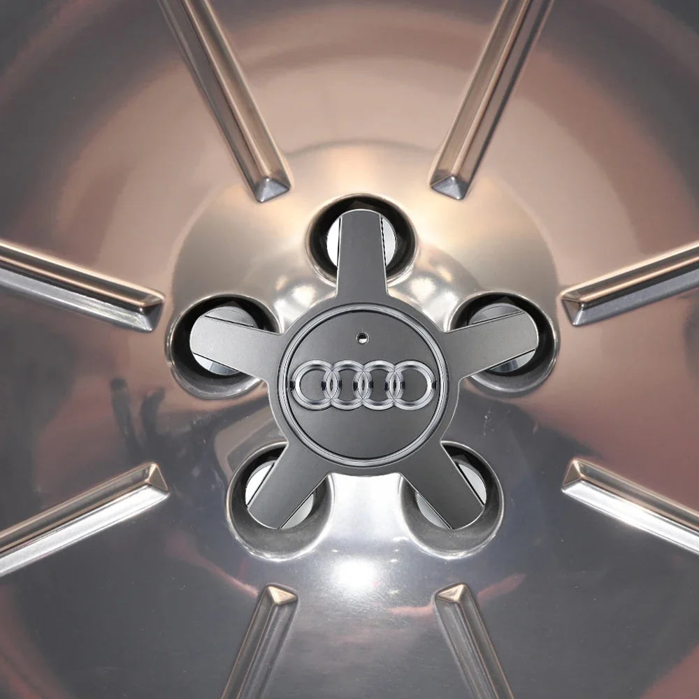 4PCS For Audi Sline TT A1 A2 A3 A4 A5 A6 A7 A8 8P B6 B7 B8 C5 C6 C7 Car Original Wheel Center Cap Hub Covers Badge Decal Sticker