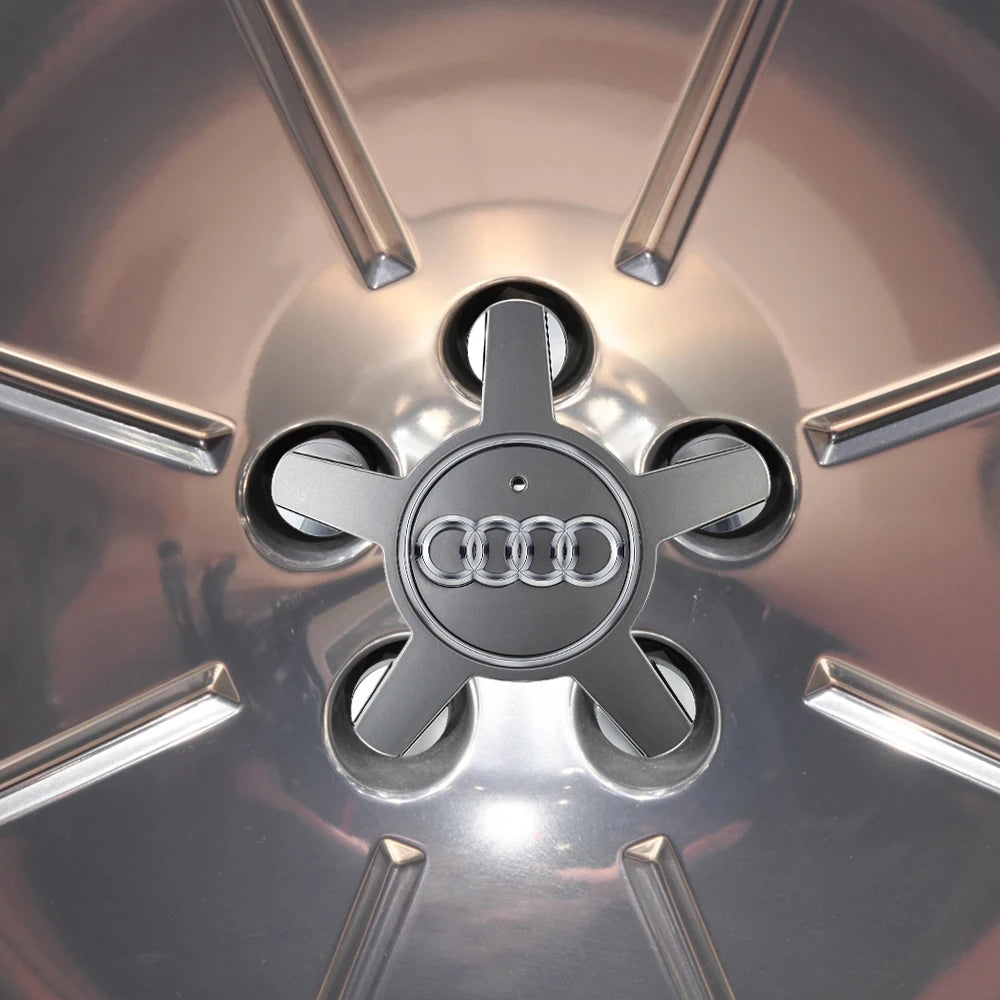 4PCS For Audi Sline TT A1 A2 A3 A4 A5 A6 A7 A8 8P B6 B7 B8 C5 C6 C7 Car Original Wheel Center Cap Hub Covers Badge Decal Sticker
