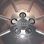 4PCS For Audi Sline TT A1 A2 A3 A4 A5 A6 A7 A8 8P B6 B7 B8 C5 C6 C7 Car Original Wheel Center Cap Hub Covers Badge Decal Sticker