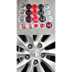 4pcs 56mm 60mm 65mm Car Wheel Center Covers Badge Sticker Stickers For Honda Civic XR-V HR-V Accord Odyssey CRV Insight Fit