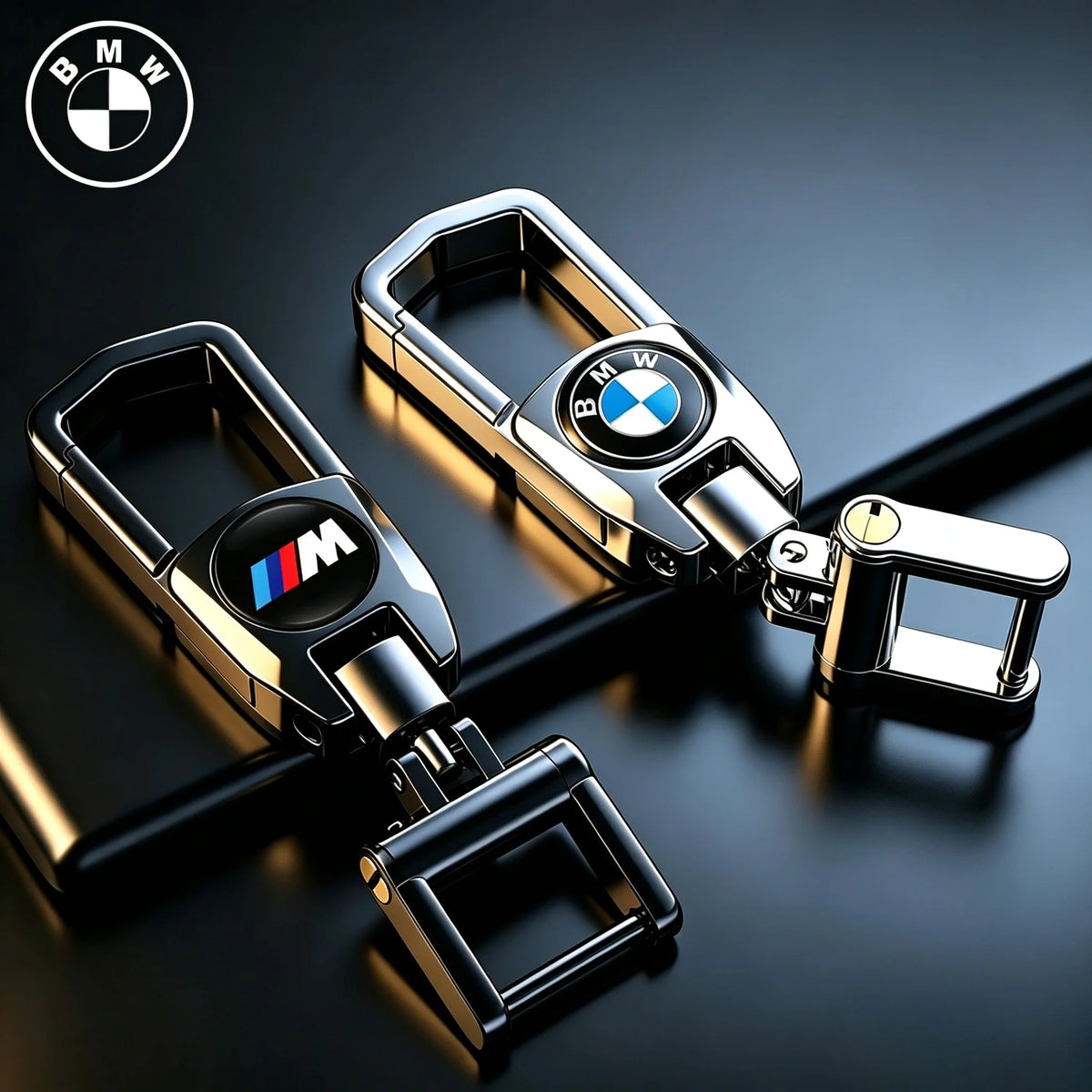 Car Metal Keychain Emblem Keyring Pendant Auto Accessories For BMW E90 G80 M3 G30 M5 F82 F83 F20 F21 G42 F95 F96 G06 G07 M2 M4