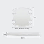 For BMW M M3 M5 X1 X3 X5 X6 E90 E91 E92 E93 M3 E60 Car Door Bowl Handle Protector Stickers Transparent Anti-scratch Film