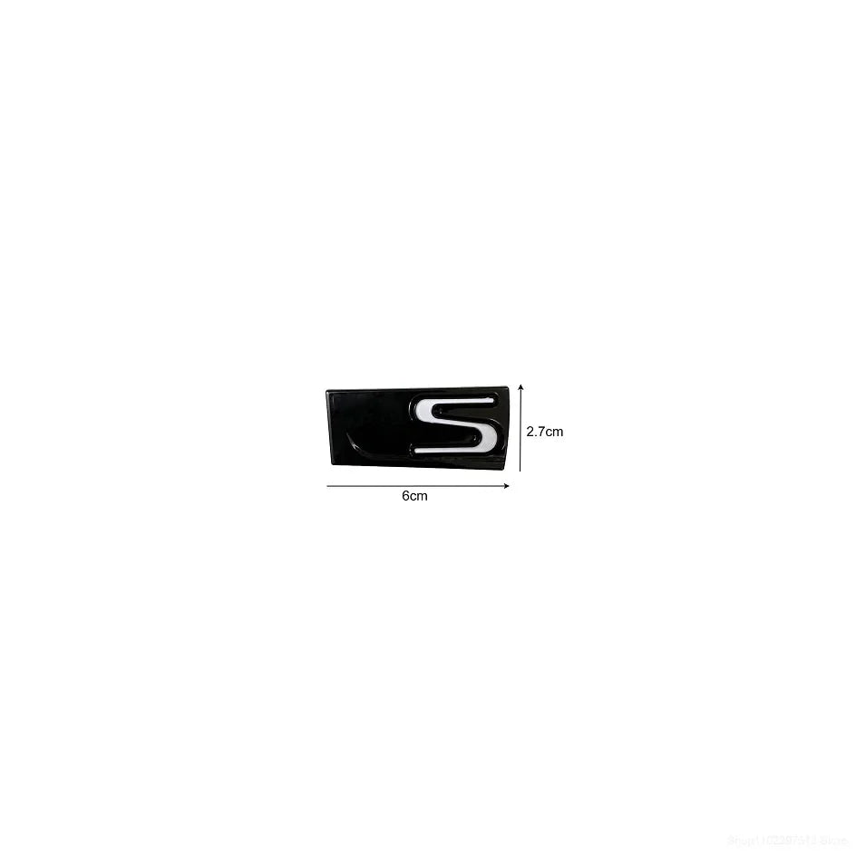 For Lexus LX570 S Accessories 2008-2019 Car Rear Trunk Special Emblem Badge Sticker Letter Rear Emblem