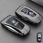Alloy Metal Car Remote Key Case Cover Car Holder Shell Bag Fob For BMW F30 F20 F02 M3 M5 F10 F18 F22 F01 X3 X4 F06 Accessories
