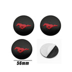 4Pcs 56mm 60mm 54mm Car Wheel Center Hub Cap Rim Cover Stickers For Ford Focus Mondeo Edge Ecosport Ranger Fiesta Fusion Kuga
