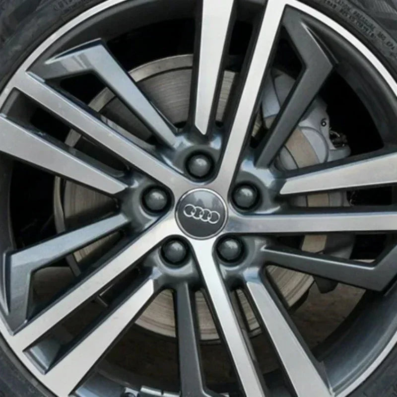 Modification Car Part Wheel Center Hup Caps Cover for Audi A6 S3 S4 Q3 Q5 Q5L A4 A6L A7 A8 A3 A5  Raplace Accessories