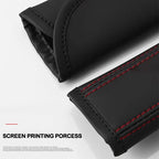 Car Seat Belt Nappa Leather Belt Shoulder Covers Interior For Alfa Romeo Giulia Stelvio Giulietta MITO Auto Accessories