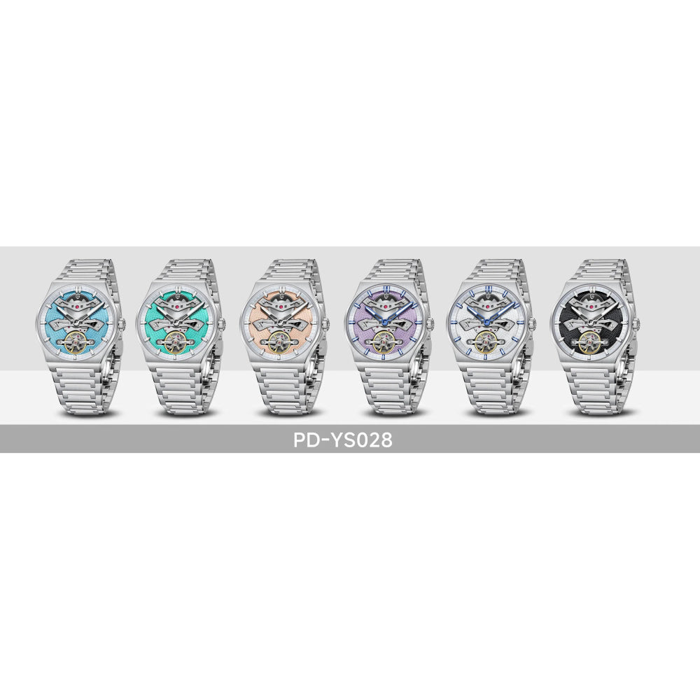 PAGANI DESIGN New 42MM Hollow Tourbillon Luxury Men Mechanical Watch Sapphire Glass Automatic Watches For Men Relojes hombres