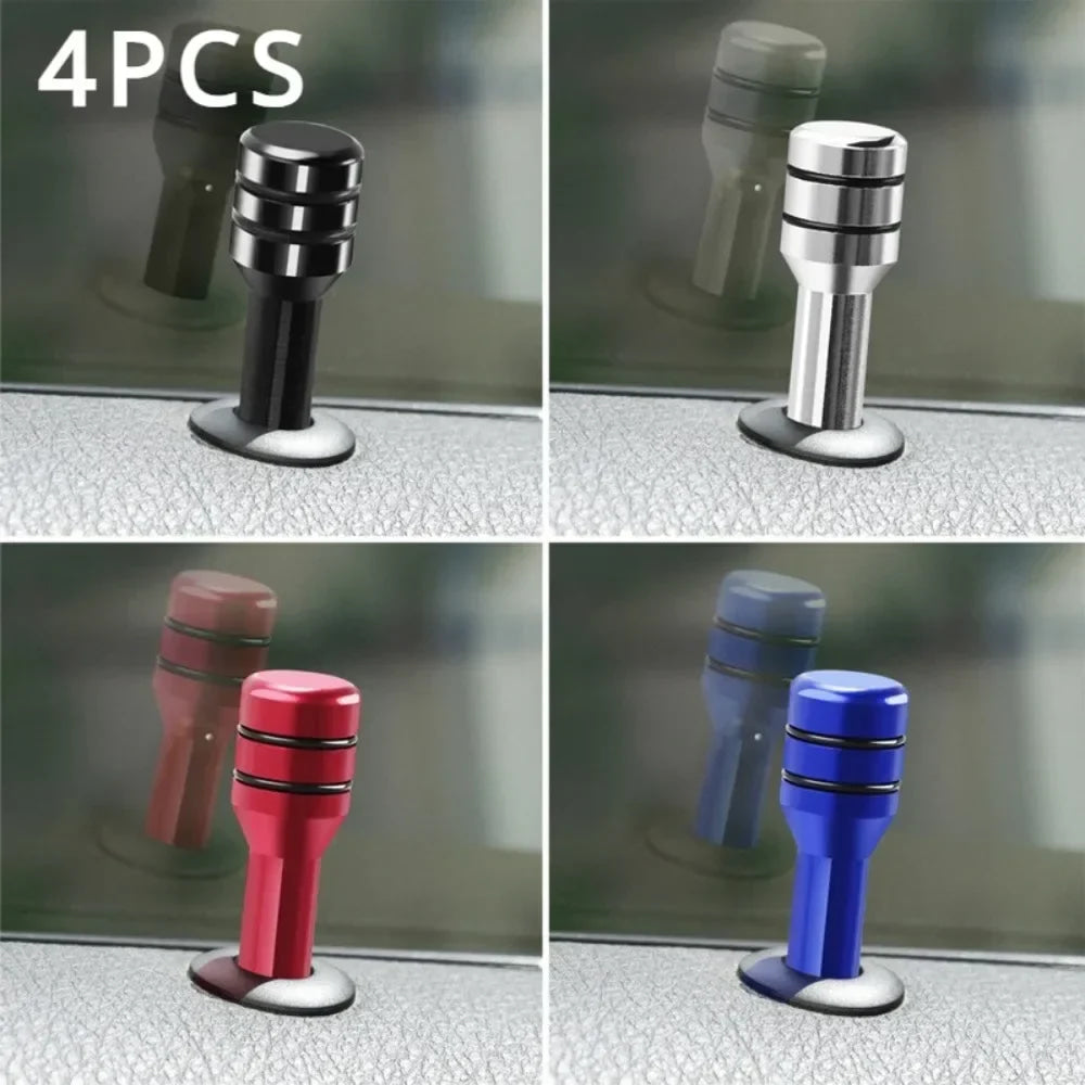 Pasador de bloqueo de puerta de coche, 4 piezas, barra de bloqueo de puerta, tirador de perilla de 49mm, seguro de seguridad, Universal