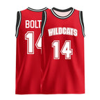 Red Basketball Jersey #14 Sporty Casual Sweatshirt - Breathable And Relaxed Fit Suitable For Training Parties And Casual Wear