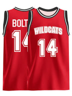 Red Basketball Jersey #14 Sporty Casual Sweatshirt - Breathable And Relaxed Fit Suitable For Training Parties And Casual Wear