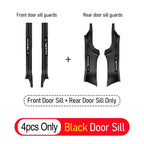 For Tesla Model Y Juniper 2025 2026 Front Rear Door Sill Guard Anti Scratch Dirt Resistant Threshold Strips Interior Accessories