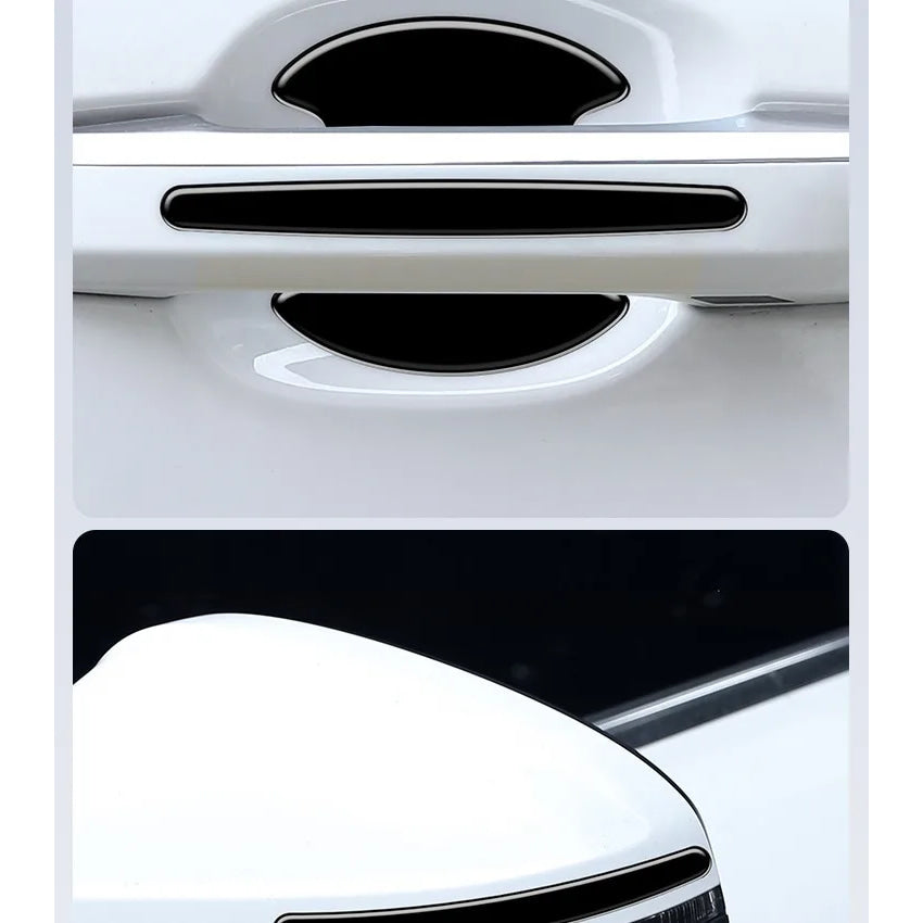 Car Door Handle Bowl Stickers Anti-collision Protector Stickers For Honda Mugen Power Civic Accords CRV Hrv Jazz CBR VTEC VFR