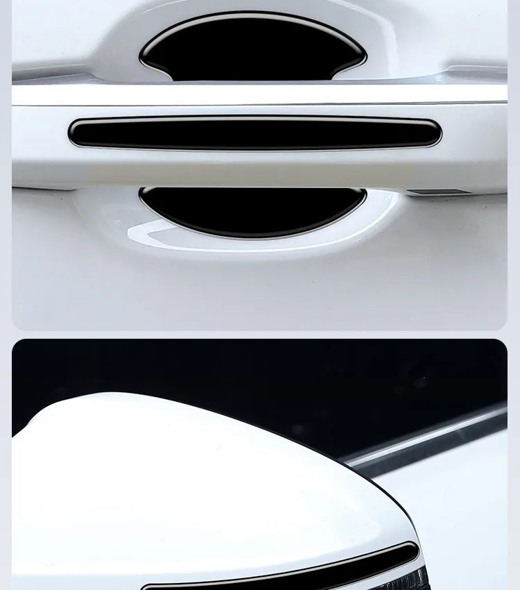 Car Door Handle Bowl Stickers Anti-collision Protector Stickers For Honda Mugen Power Civic Accords CRV Hrv Jazz CBR VTEC VFR