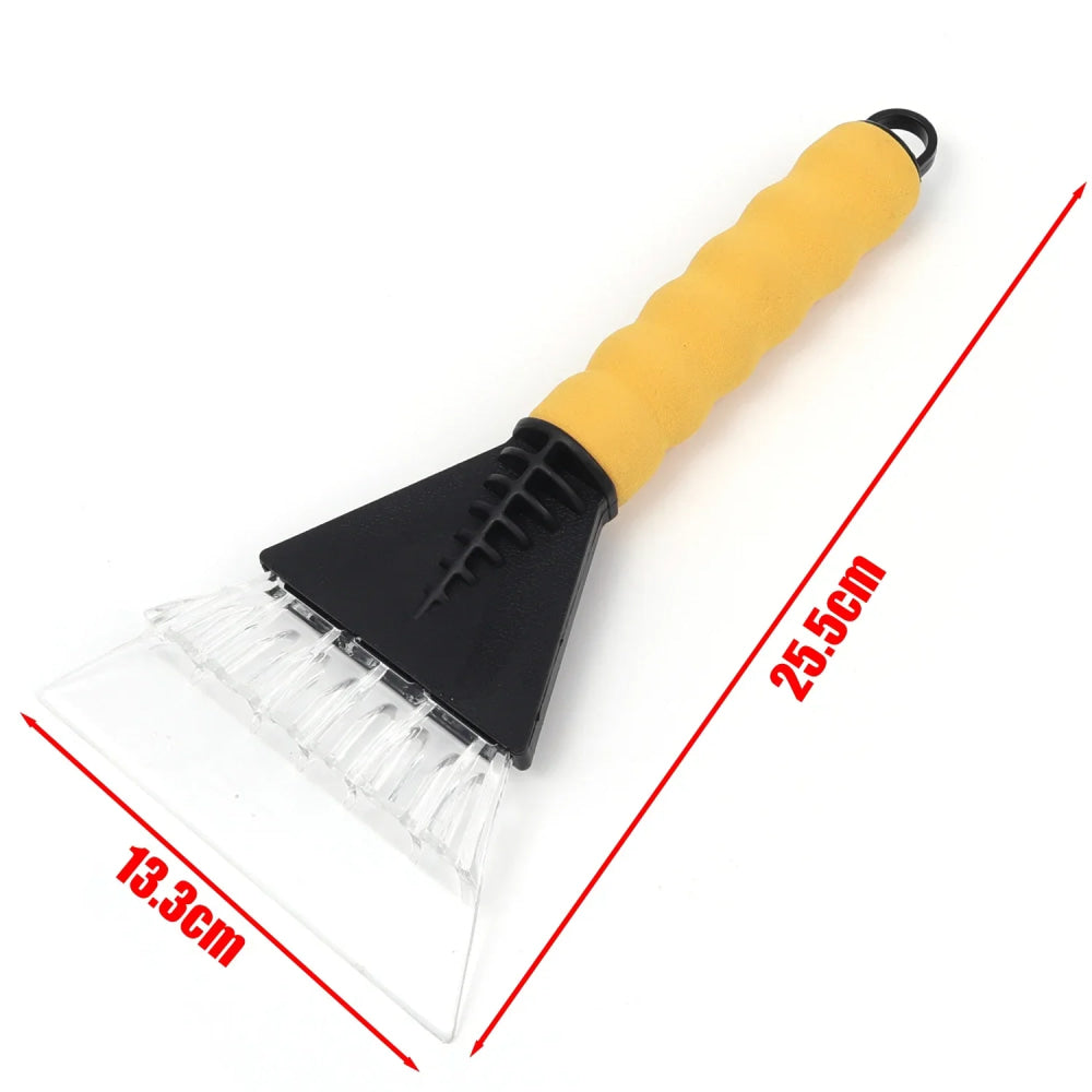 Rascador de hielo para coche, rompevientos para parabrisas, cepillos de vidrio de limpieza rápida, herramienta para quitar la nieve, pala para cepillos de nieve para invierno y ventana de coche