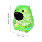 Maltose Cube Stress Squeeze Toy D ecompression Small Ice Cubes Anti Stress Slow Rebound Polar Light Colorful Squeeze TPR Block