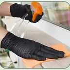 Guantes Desechables en Bolsa, 20/100/200 Unidades, Guantes Negros Desechables para Cocina, Herramientas de Cocina, Lavado de Autos, Limpieza del Hogar