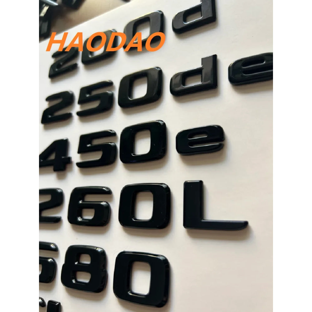 Gloss Black for Mercedes Benz GLE Coupe C292 W166 W167 GLE250d GLE350de GLE300d GLE350e GLE350d GLE400d GLE500e 4MATIC Emblems