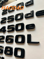 Gloss Black for Mercedes Benz GLE Coupe C292 W166 W167 GLE250d GLE350de GLE300d GLE350e GLE350d GLE400d GLE500e 4MATIC Emblems