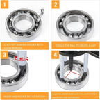 21 in1 Bearing Disassembly Puller Tool Inner Hole Removal Tool Three-jaw Puller Set