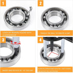 21 in1 Bearing Disassembly Puller Tool Inner Hole Removal Tool Three-jaw Puller Set