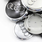 4PCS 60mm 61mm 68mm 69mm 77mm Car Wheel Center Cap Hub Cover Badge For Audi A6 A3 A4 A5 A6 Q2L Q3 Q5 Q7 Q8 R8 Hubcap Accessories