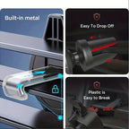 Soporte de teléfono móvil para coche, montaje de Clip de ventilación de aire, soporte para teléfono inteligente, GPS, dispositivos móviles de 4,7-6,7 pulgadas