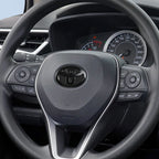 1PC ABS Car Steering Wheel Emblem Badge Sticker Compatible for Toyota Hilux Prius Avensis Auris Verso Corolla Camry Accessories